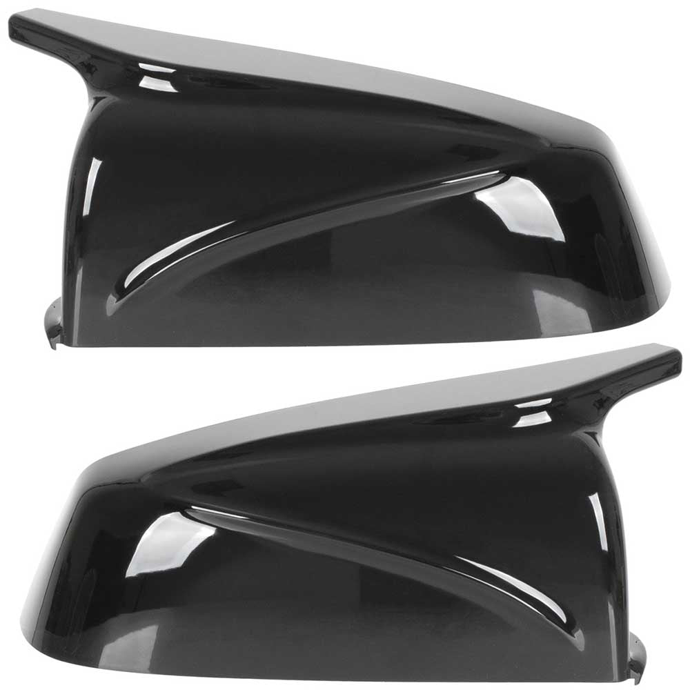 BMW 5 E60 E61 tükörburkolat szett (fényes fekete) 2003-2008