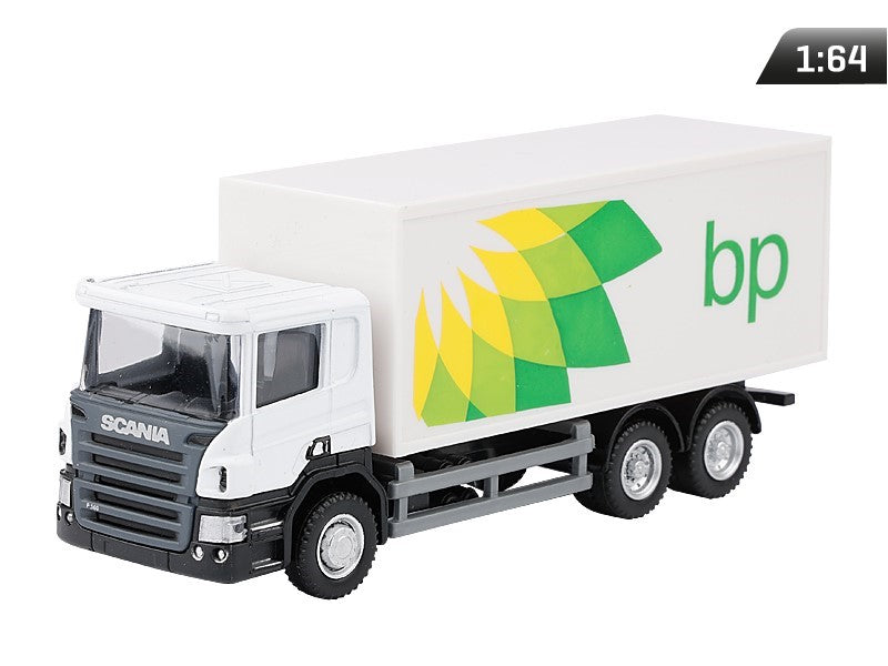 1:64-es modell, SCANIA P-sorozat, BP teherautó, fehér