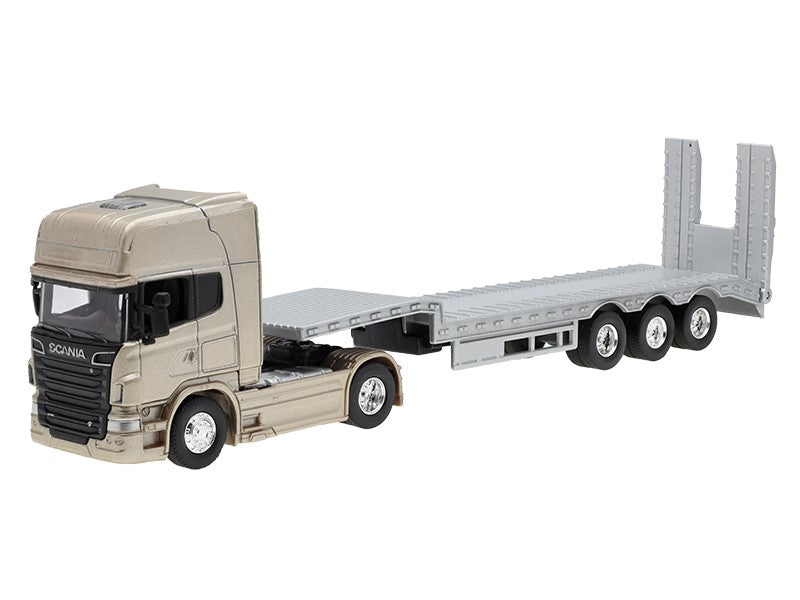 1:64 es modell Scania V8 R730 aranyszínű vontató vontatóautó – kép 2