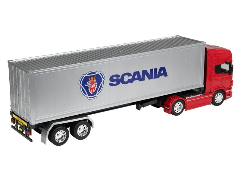 1:32 es modell SCANIA V8 R730 piros  ezüst C32671SVRCS – kép 2