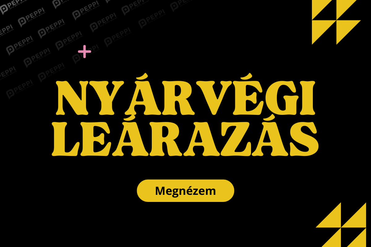 nyári leárazás peppi