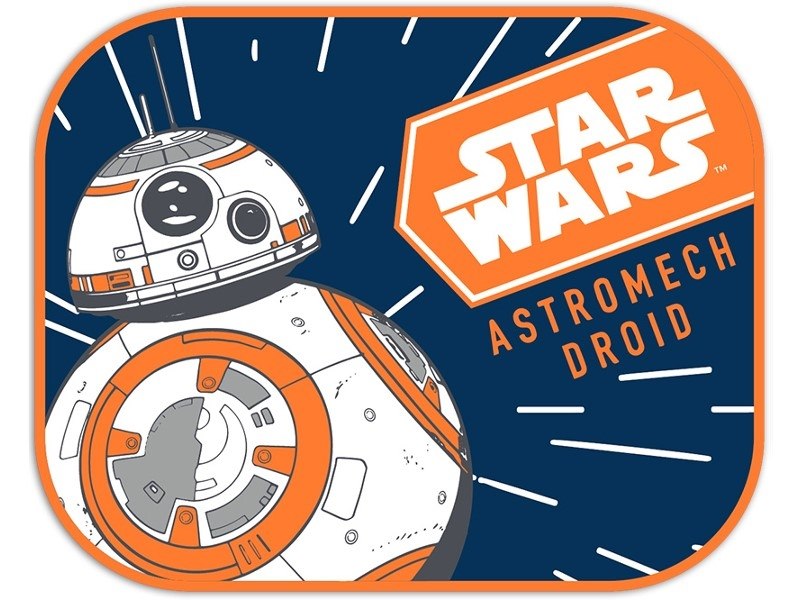 Napellenző 44x35 cm Star Wars BB8 2 db – kép 2