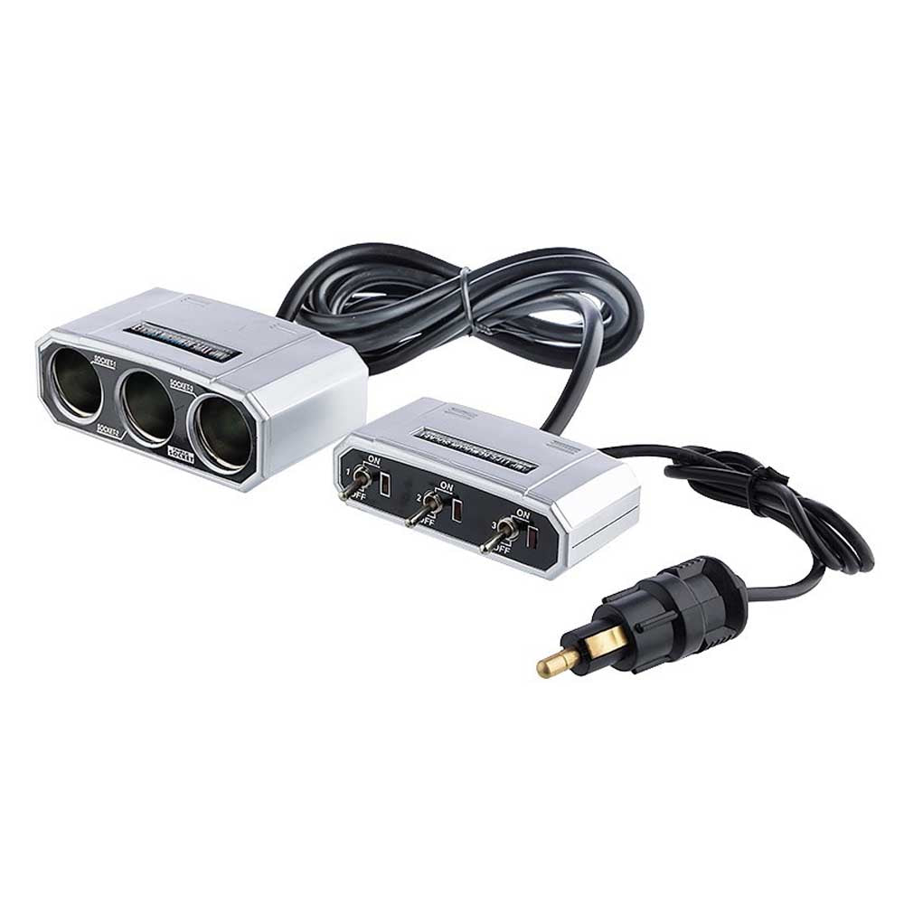 Szivargyőjtó elosztó kapcsolókkal és hosszabítóval