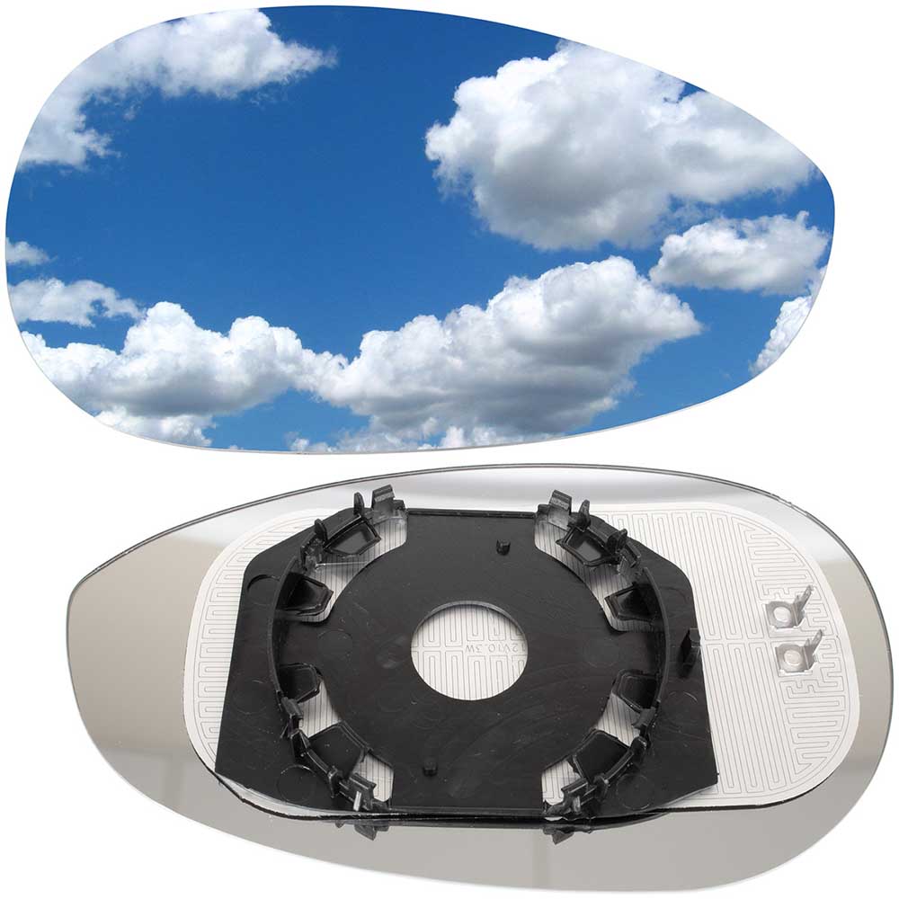 Fiat 500 visszapillantó tükörlap (jobb, fűtött) 2007–