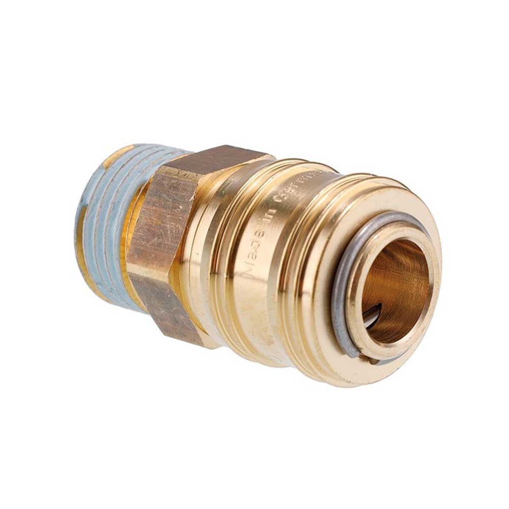 1/2" sárgaréz gyorscsatlakozó külső menettel