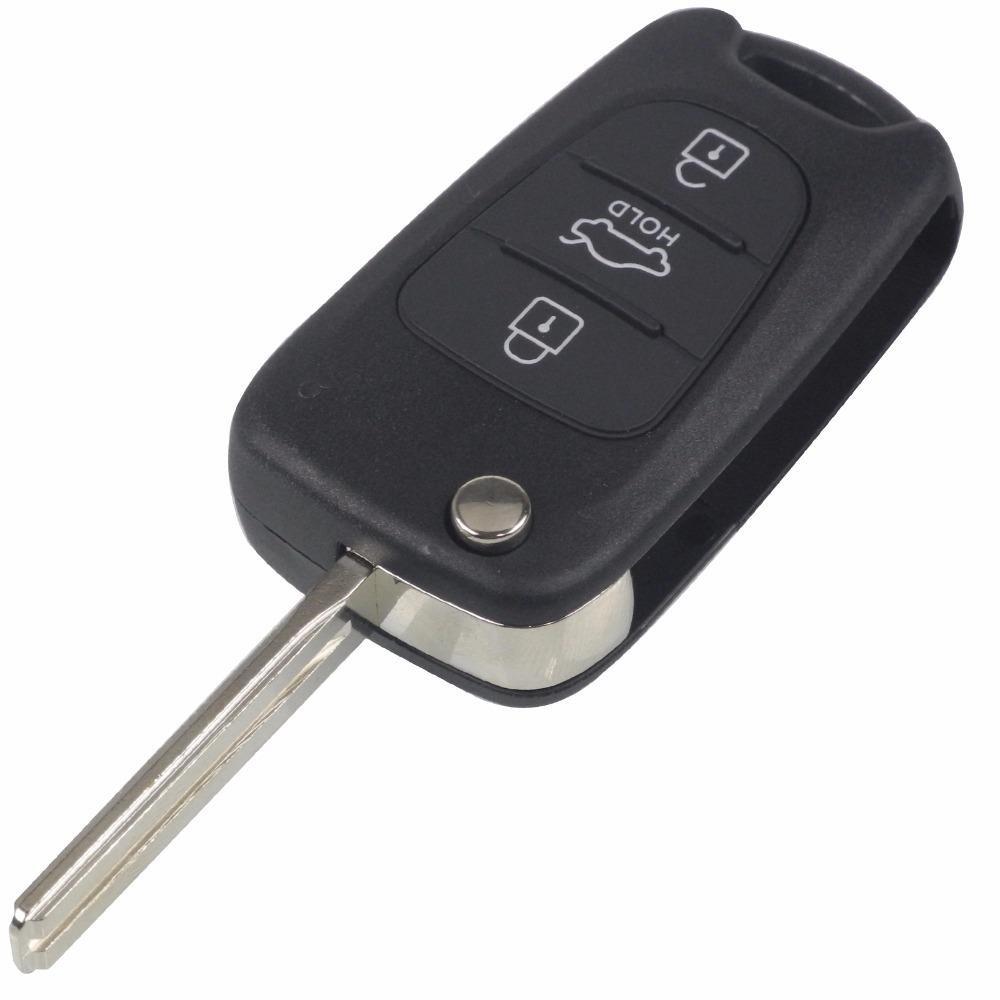 Hyundai bicskakulcs 3 gombos HOLD kulcs