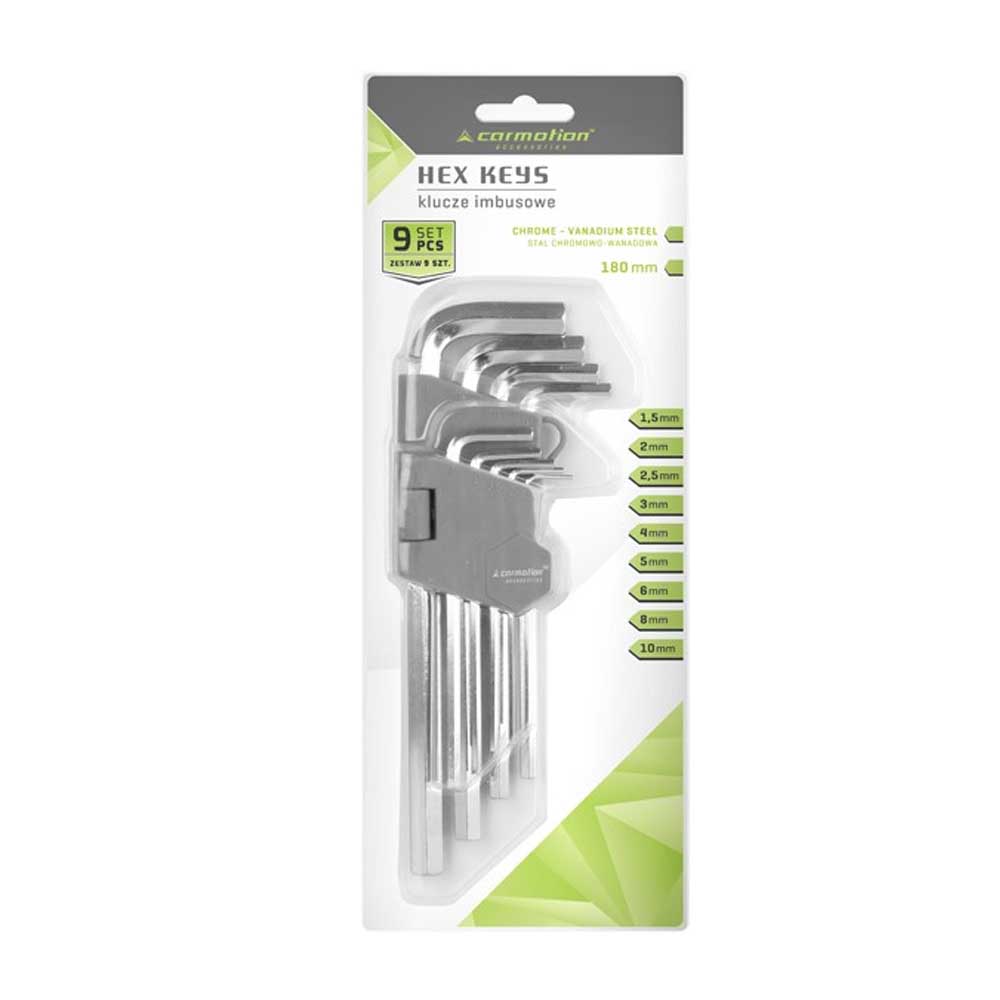 Imbuszkulcs készlet – 9 részes