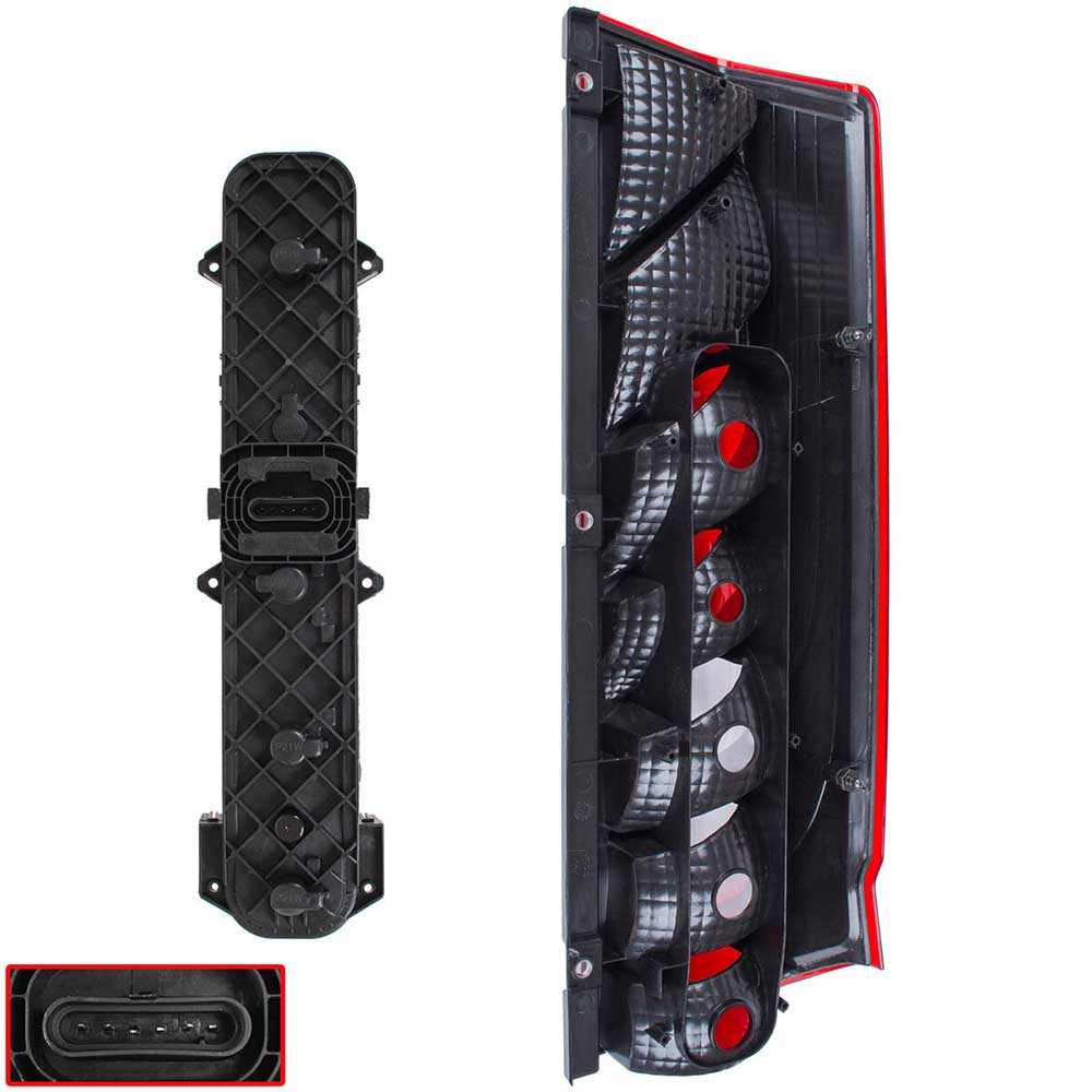 Iveco Daily VI hátsólámpa + betét szett (bal) 2014–