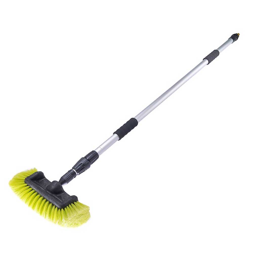 Négyoldalú átfolyós autómosó kefe teleszkópos nyéllel