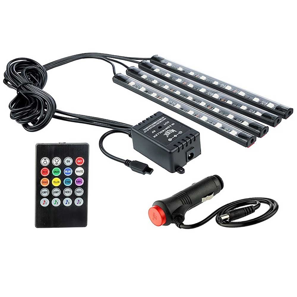 Autós belső LED csíkok (12V)