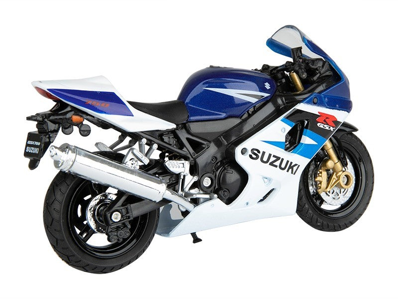 1:18 as modell Suzuki GSX R750 tengerészkék fehér M144SGR75GB – kép 2