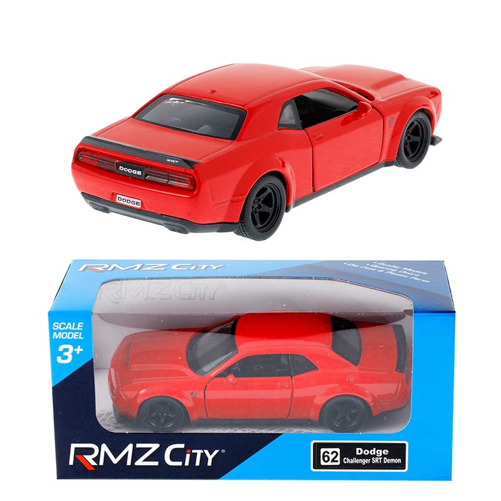 Dodge Challenger SRT modellautó 1:32 – RMZ, piros