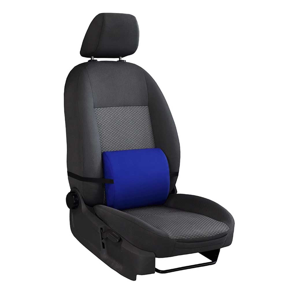 Memóriahabos derékpárna autóba - Kék