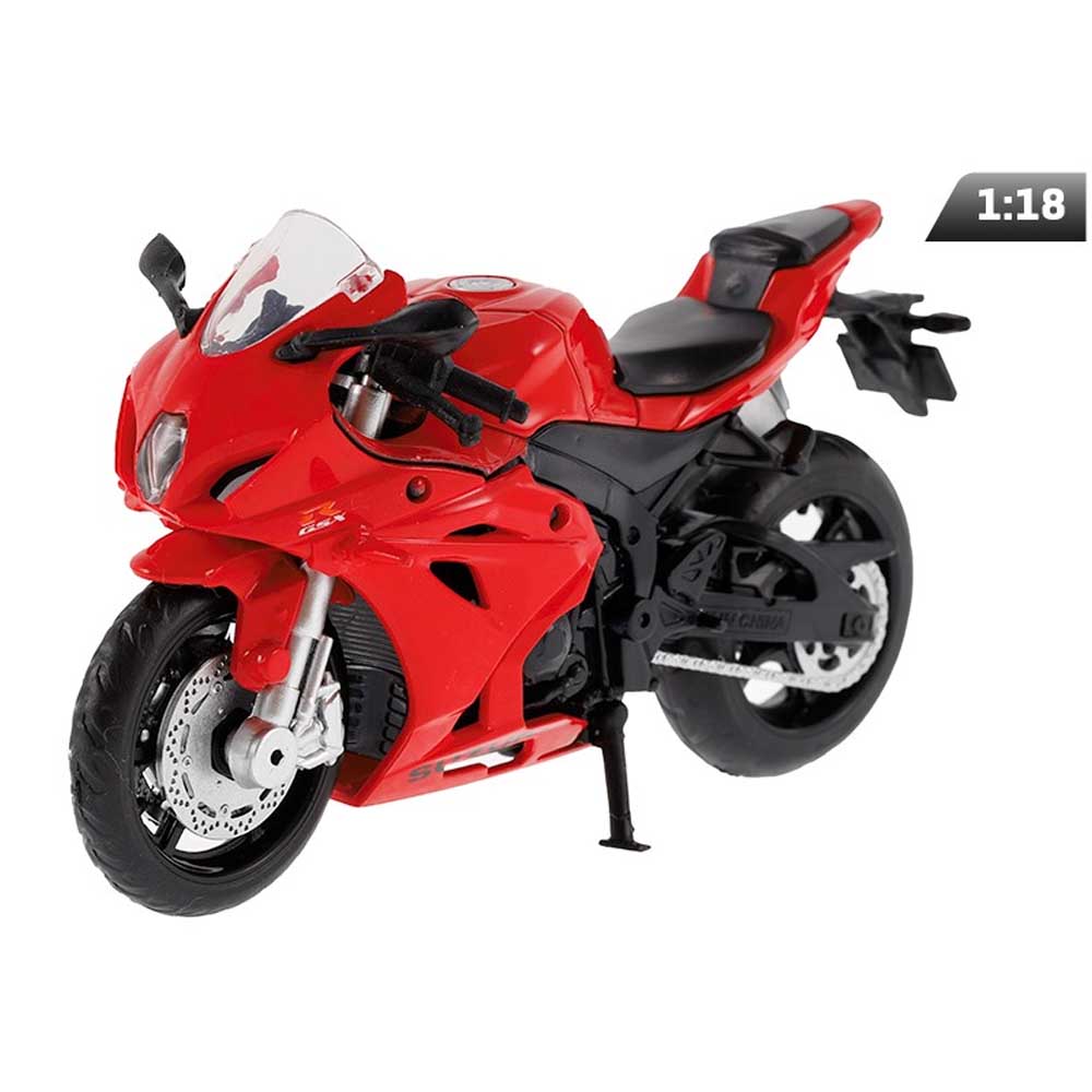 Motor modell – Suzuki GSX-R1000 (1:18, piros)