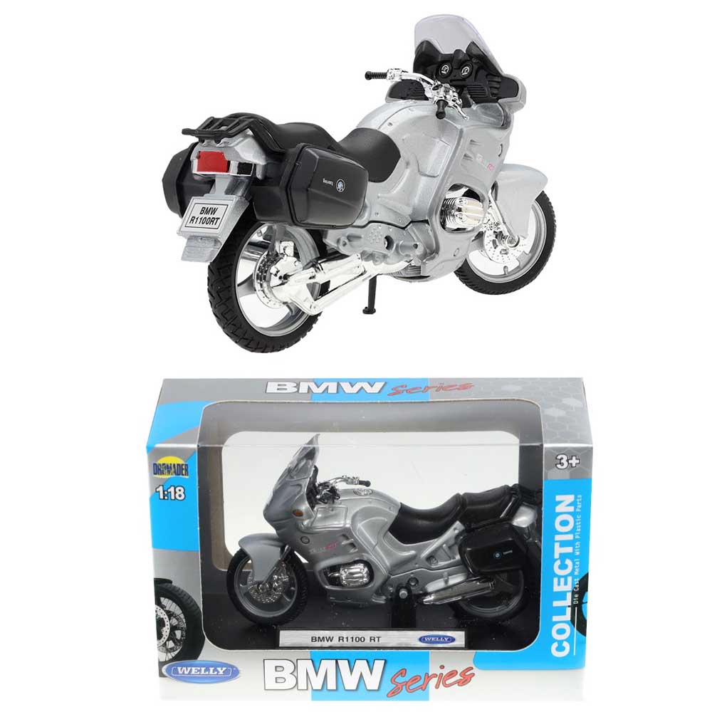 Motor modell – BMW R1100 RT (1:18, ezüst)