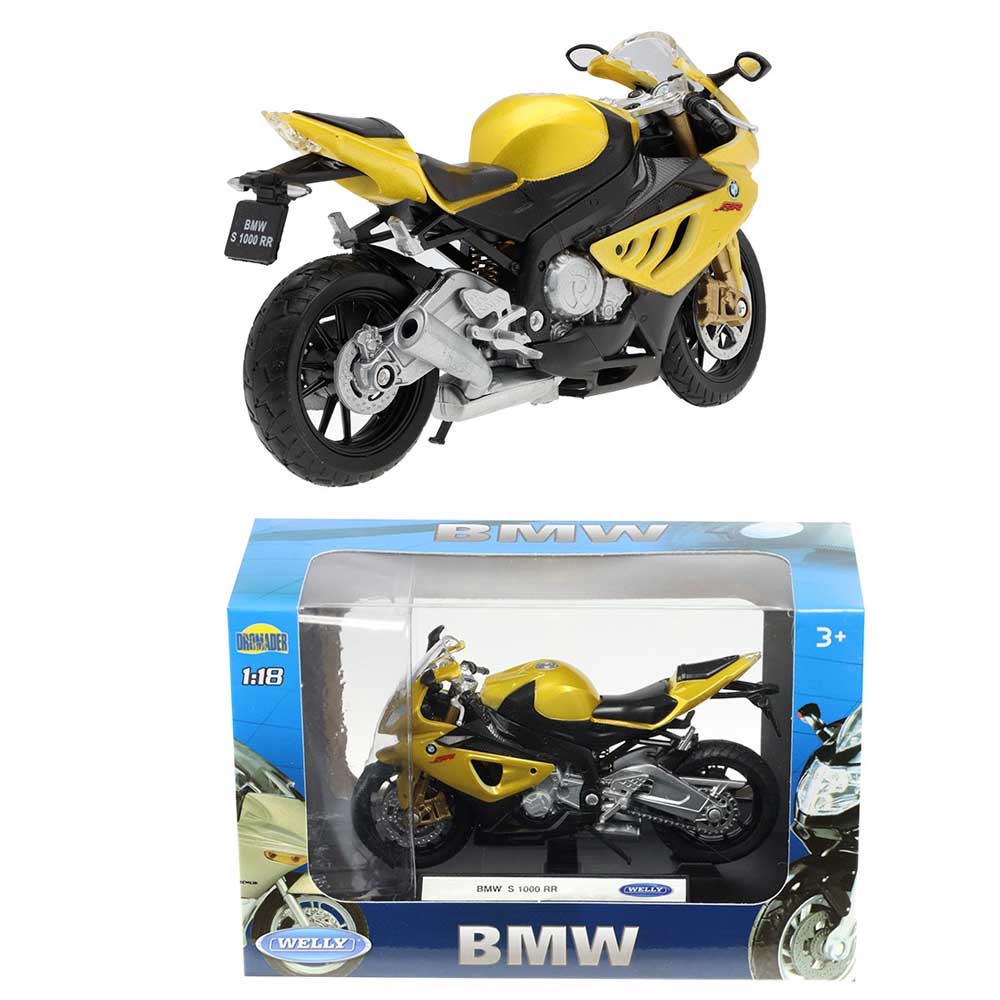 Motor modell – BMW S1000 RR (1:18, arany)