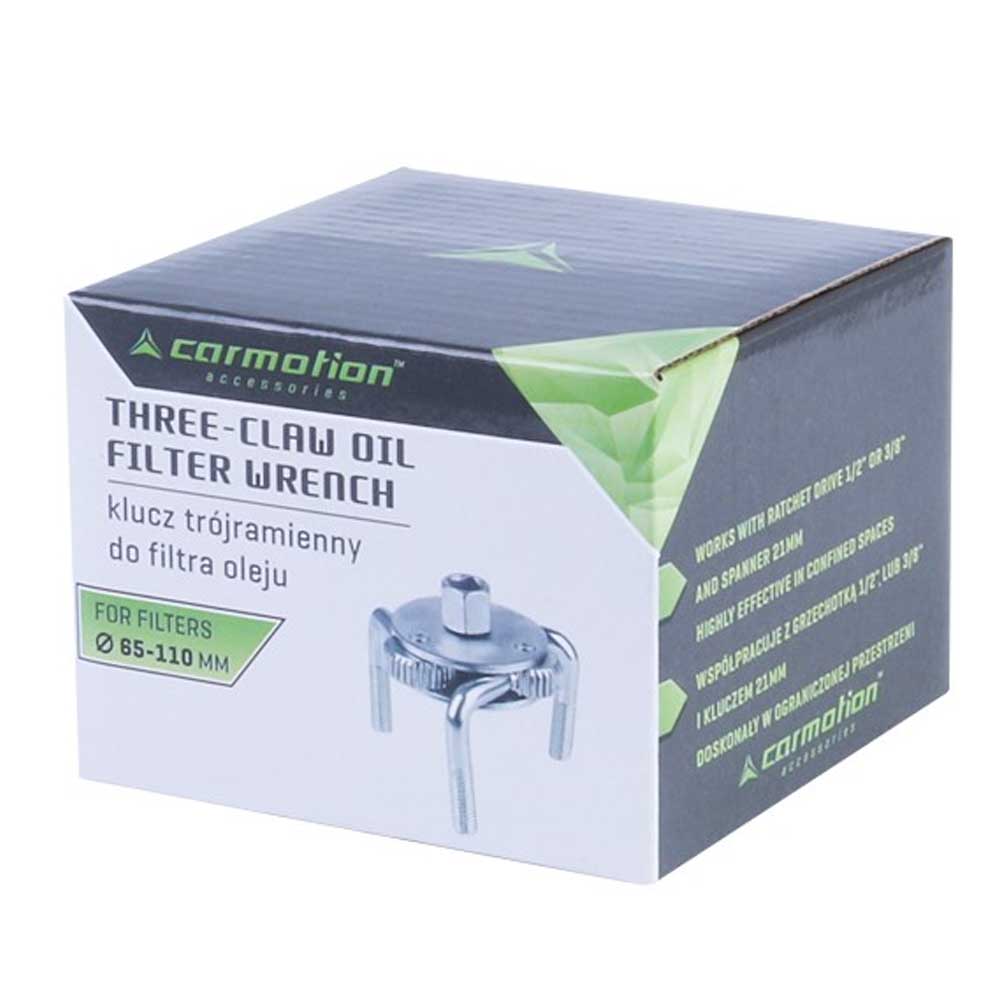 Háromkarú olajszűrő kulcs
