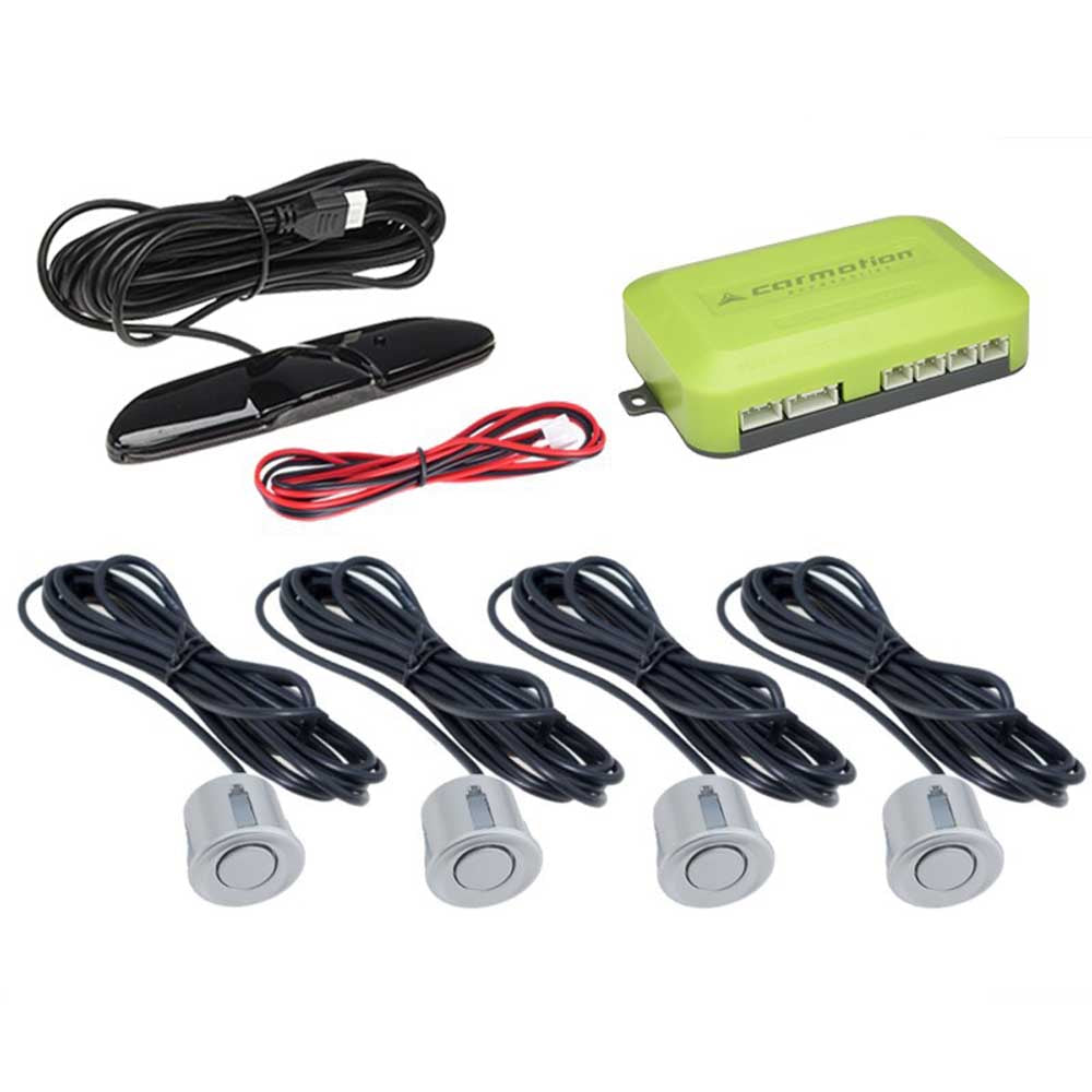 Tolatóradar, Parkolássegítő rendszer LED kijelzővel - Ezüst