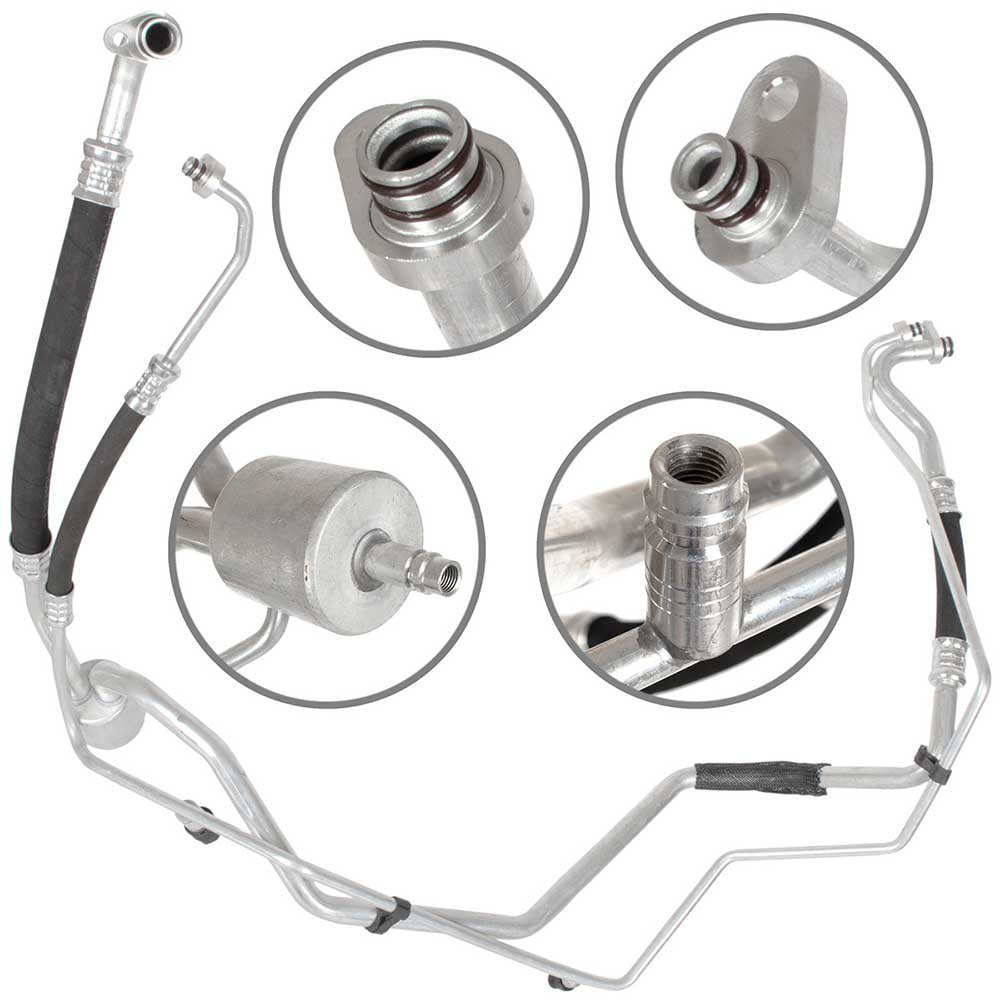 Peugeot 308 I 1.6 HDi 1.6 Benzin klímacső szett 2009–2014