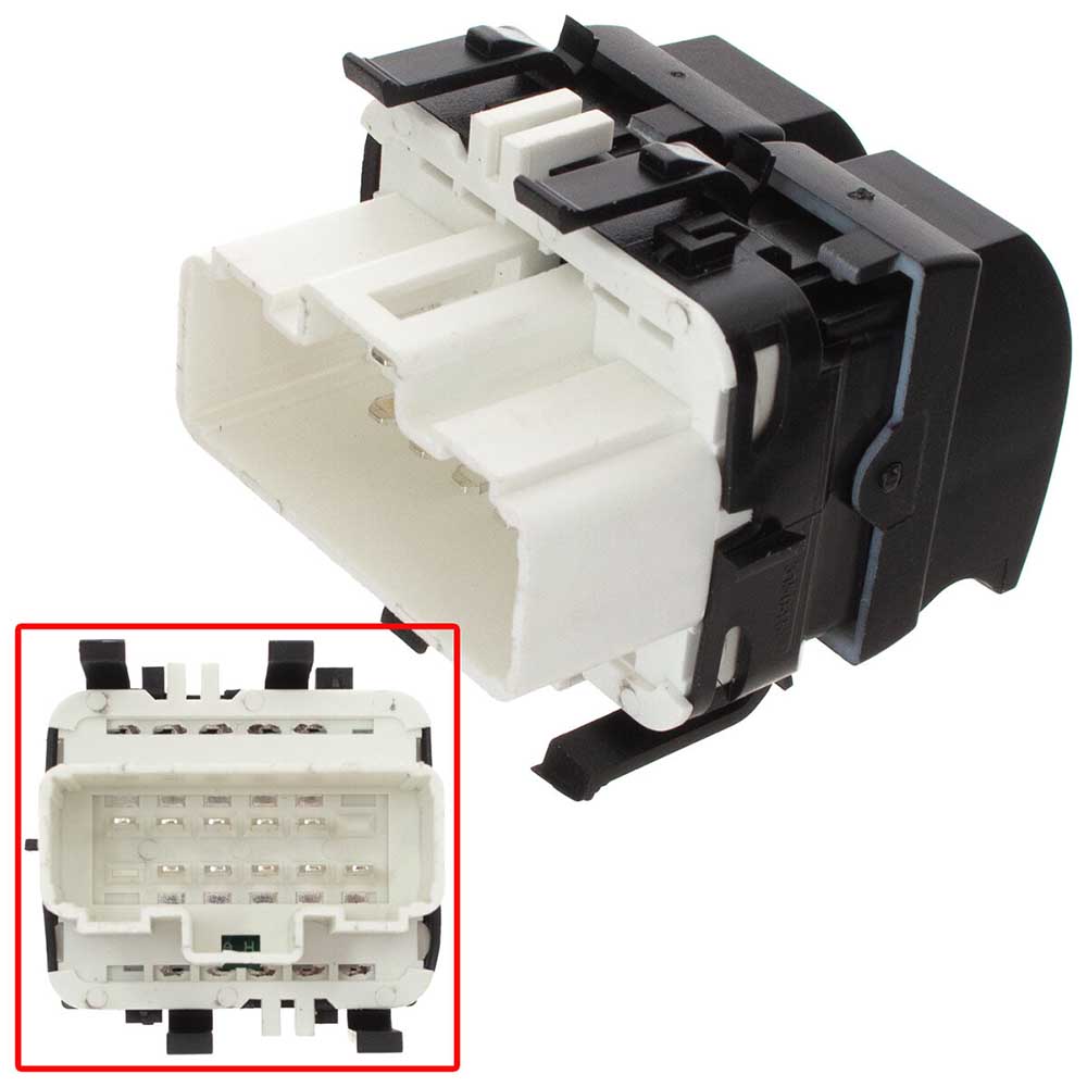 Renault Grand Modus bal oldali ablakemelő kapcsoló 2 gombos 2004-