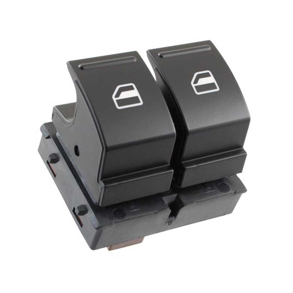 Skoda Fabia II bal oldali ablakemelő kapcsoló 2 gombos 2007-