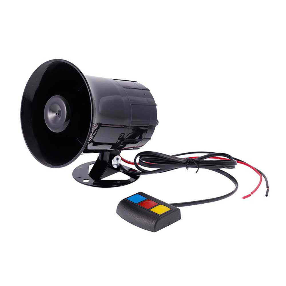 Sziréna 12V 100W – 3 hangú