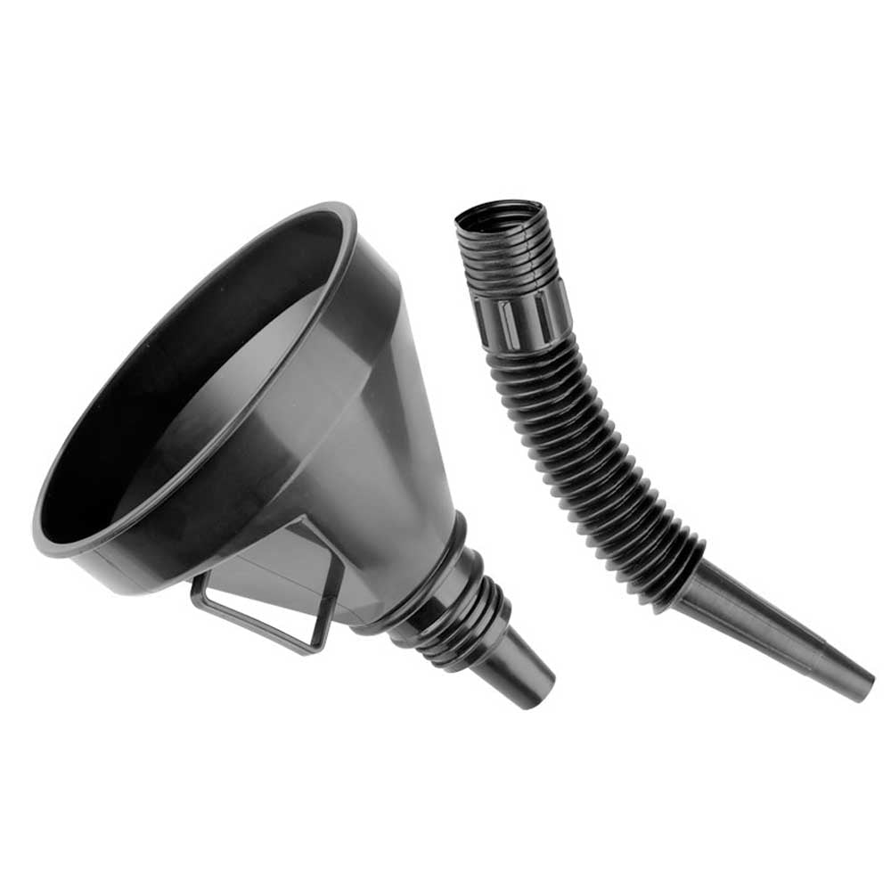 2 részből álló kerek műanyag tölcsér szűrővel