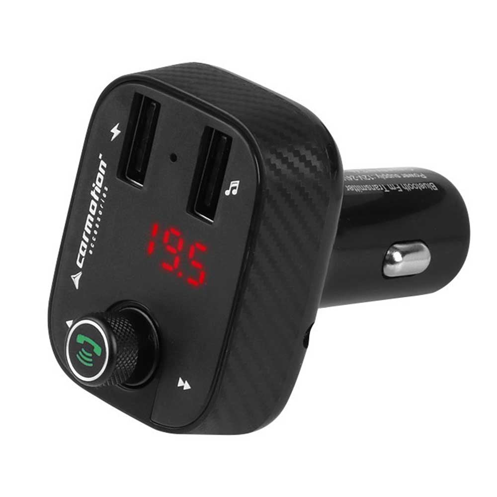 Bluetooth FM transzmitter és töltő szivargyújtós