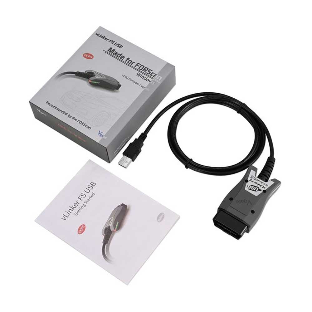 Vgate vLinker FS OBDII USB adapter autódiagnosztikai szkenner