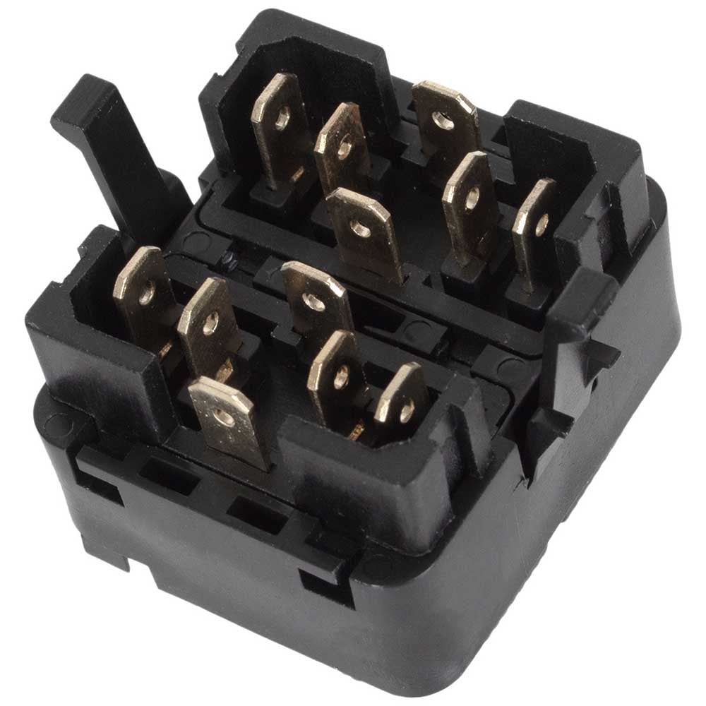 VW Golf III bal oldali ablakemelő kapcsoló (2 gombos) 1991-1997