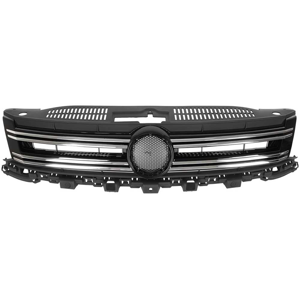 VW Tiguan Van hűtőrács (fekete/króm – első, középső) 2011-2018