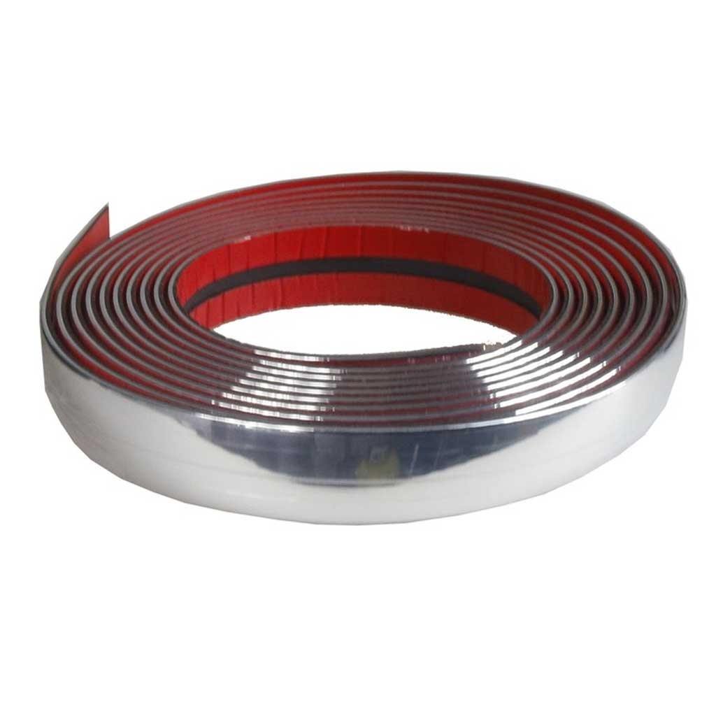 Króm színű díszcsík, 30mmx10m