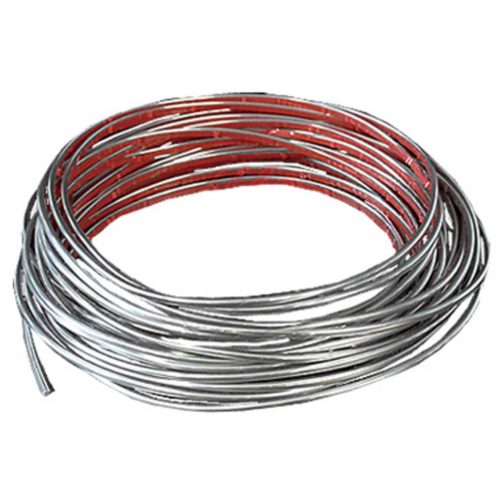 Króm színű díszcsík, 3,5mmx10m