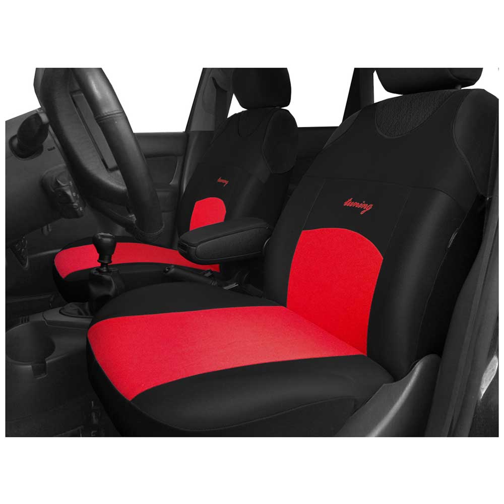 Classic Univerzális trikó üléshuzat piros színben frottír anyagból