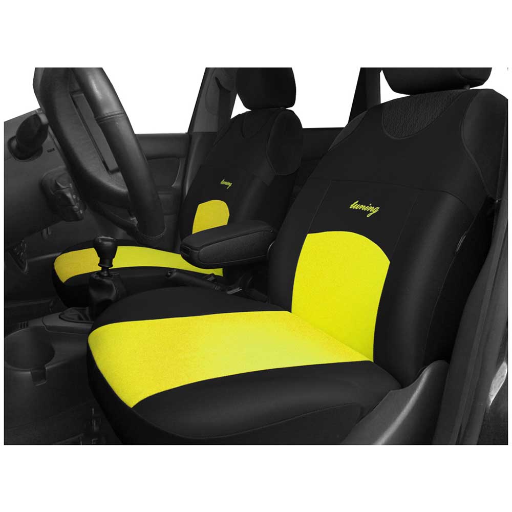 Classic Univerzális trikó üléshuzat sárga színben frottír anyagból