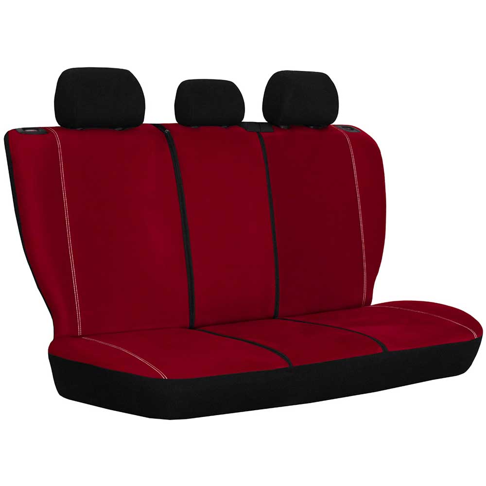 Comfort Univerzális üléshuzat alcantara anyagból piros színben