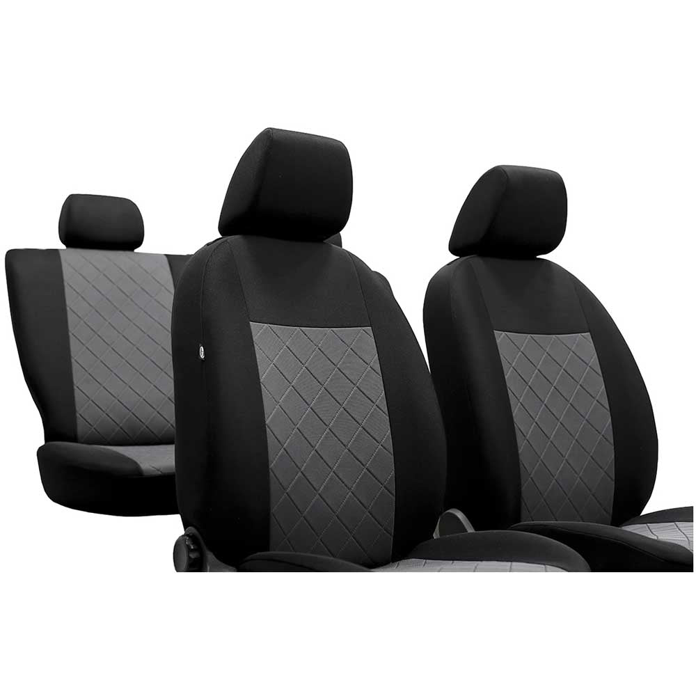 Craft Line Univerzális 5 részes üléshuzat fekete-szürke színben kárpitszövetből