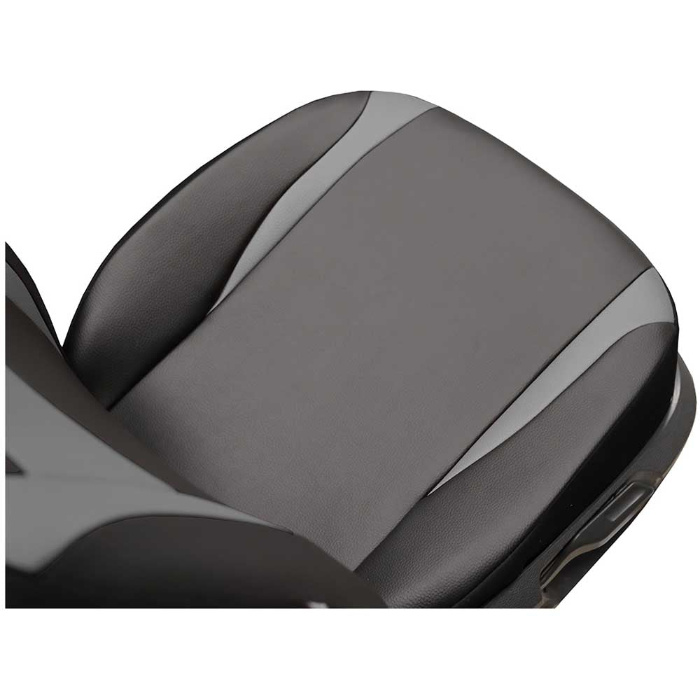 Design típusú 5 részes Univerzális üléshuzat szürke színben bőrből