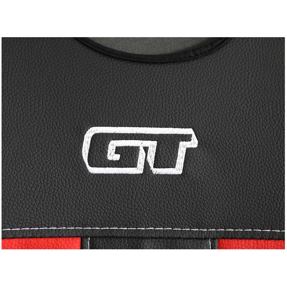 GT bőr Univerzális trikó üléshuzat piros színben bőrből