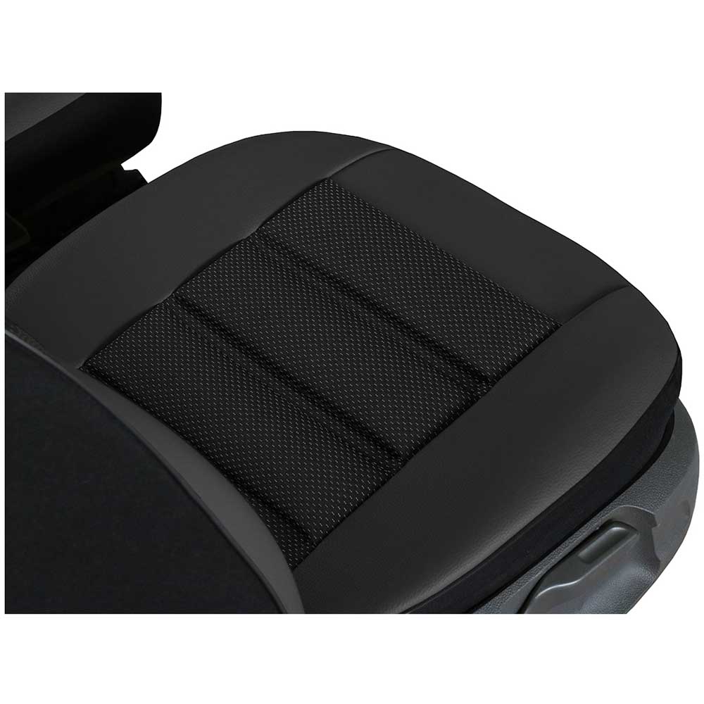 GT Ergonomic vezetői üléshuzat fekete színben bőrből