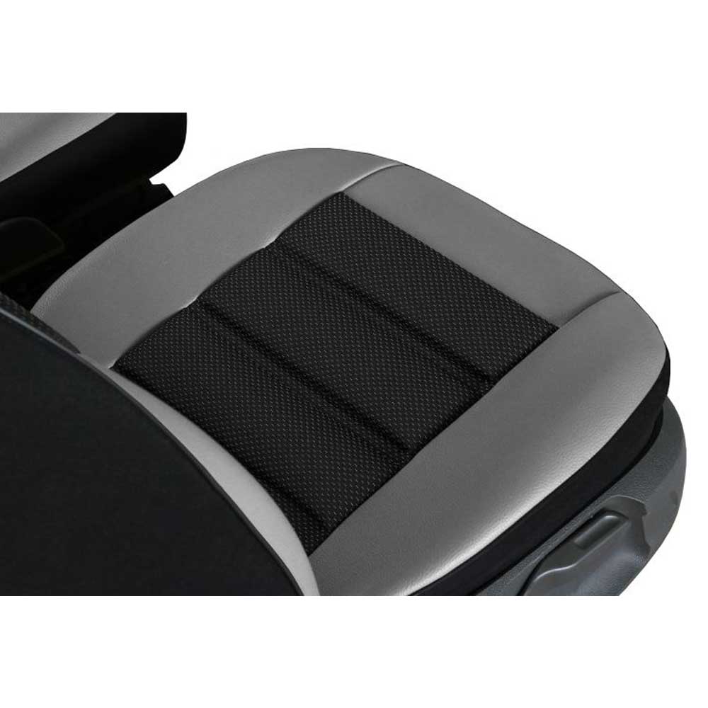 GT Ergonomic Univerzális 1 részes huzat vezetői ülésekhez szürke színben, profilozott háttámlával, ökológiai bőr és szövet anyagokból