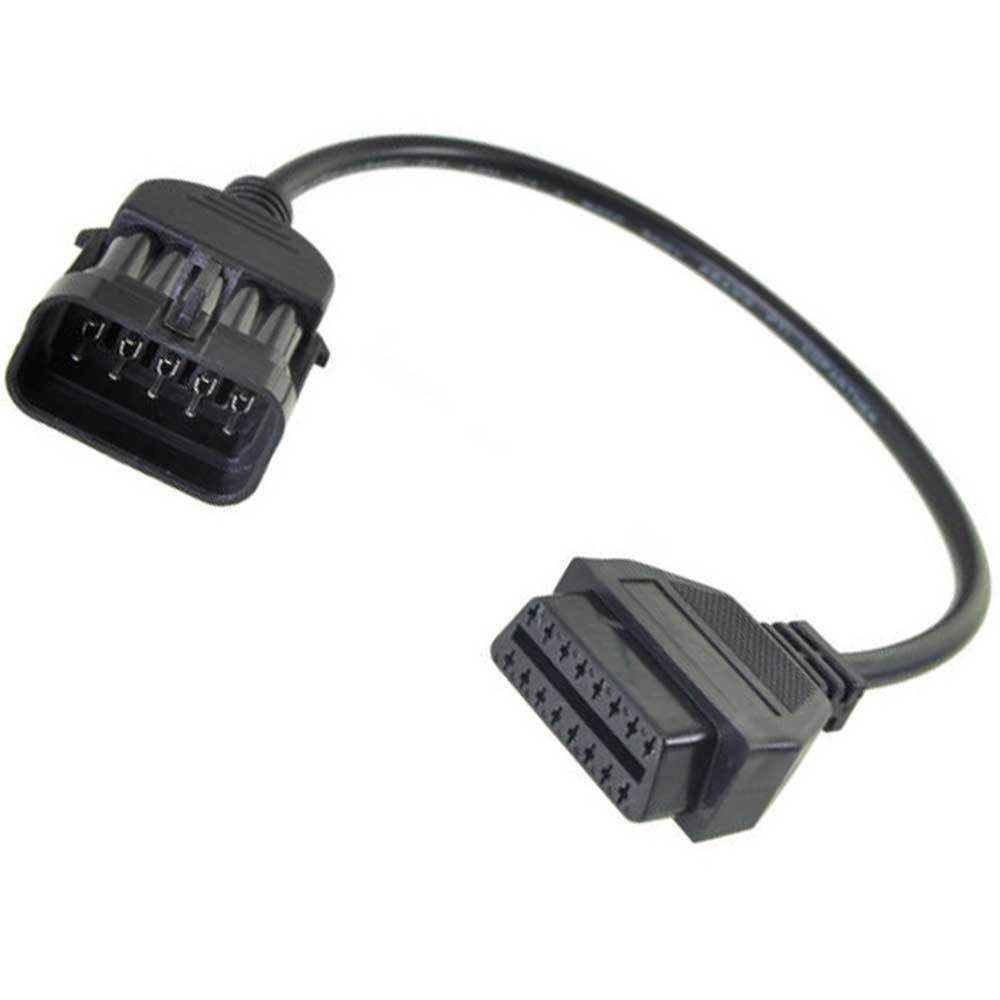 Opel 10 pin OBD2 átalakító kábel