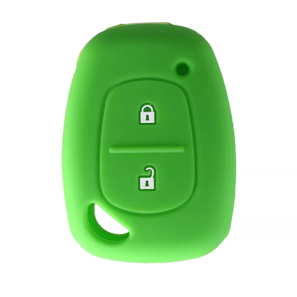 Opel 2 gombos szilikon tok zöld