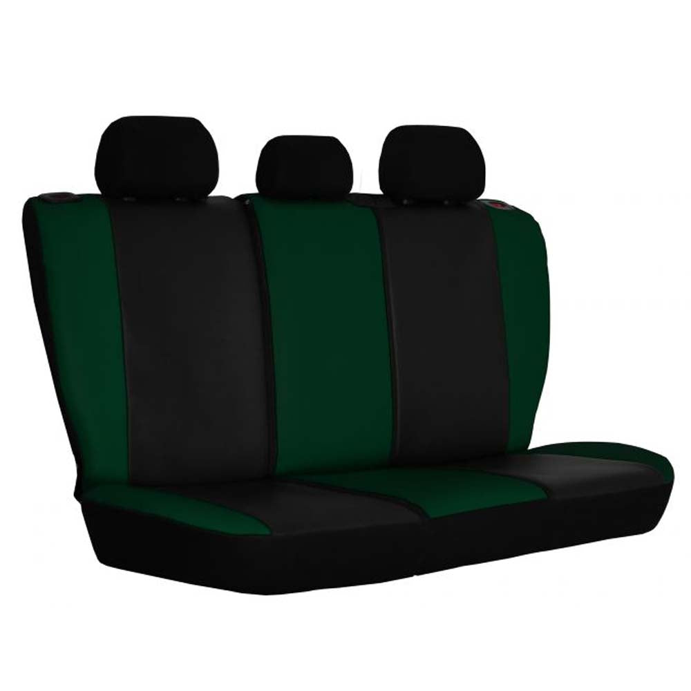 ROAD Univerzális üléshuzat zöld színben, bőr anyagból