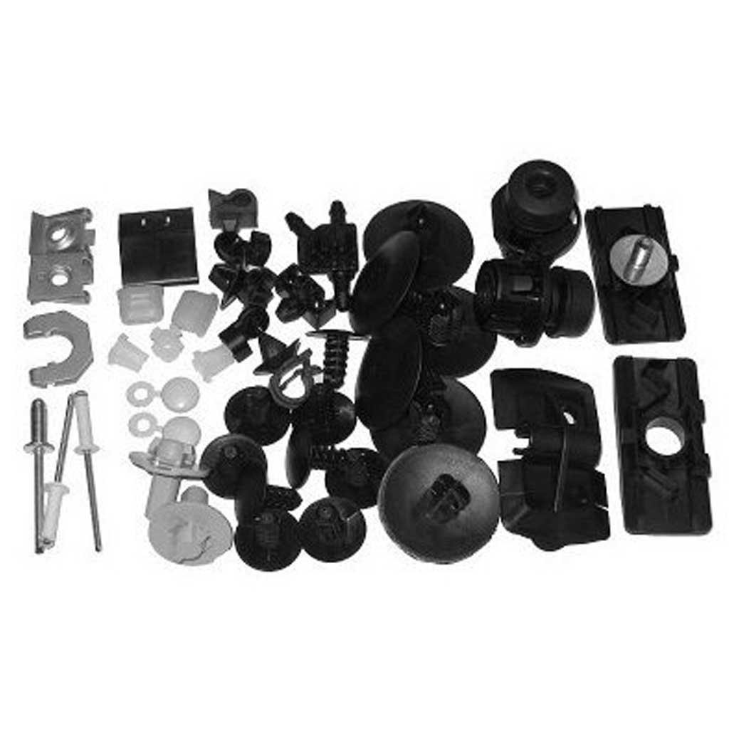 Renault Clio sárvédő, motorháztető fedél, lökhárító rögzítő szett 98-01