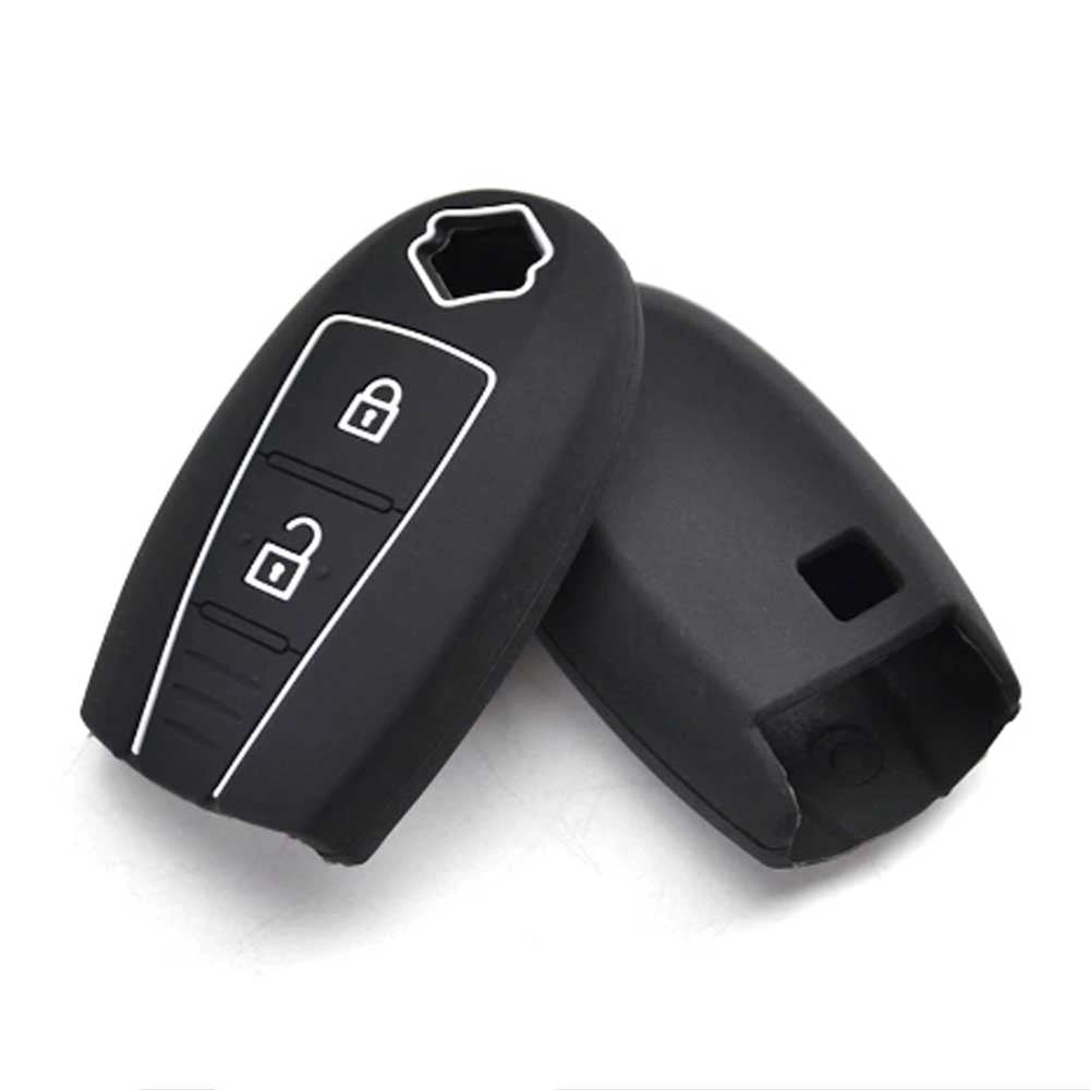 Suzuki 2 gombos szilikon tok - Fekete