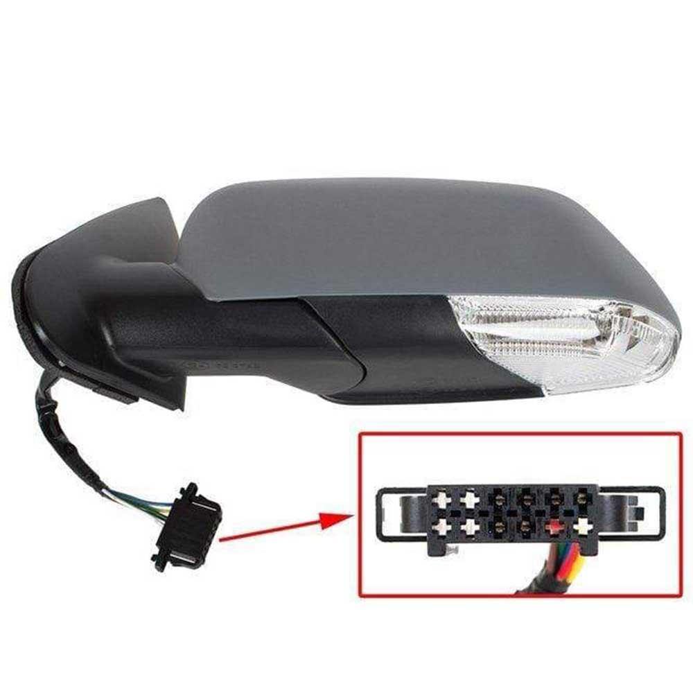 Skoda Octavia II fűthető visszapillantó tükör (BAL)