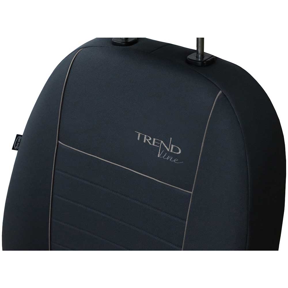 Trend Line Univerzális üléshuzat szürke színben szövet anyagból