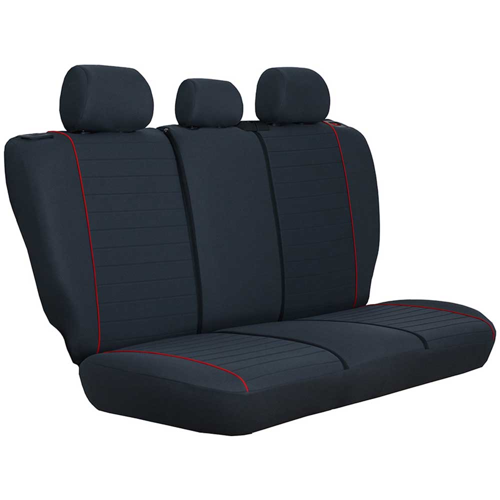 Trend Line Univerzális üléshuzat piros színben szövet anyagból