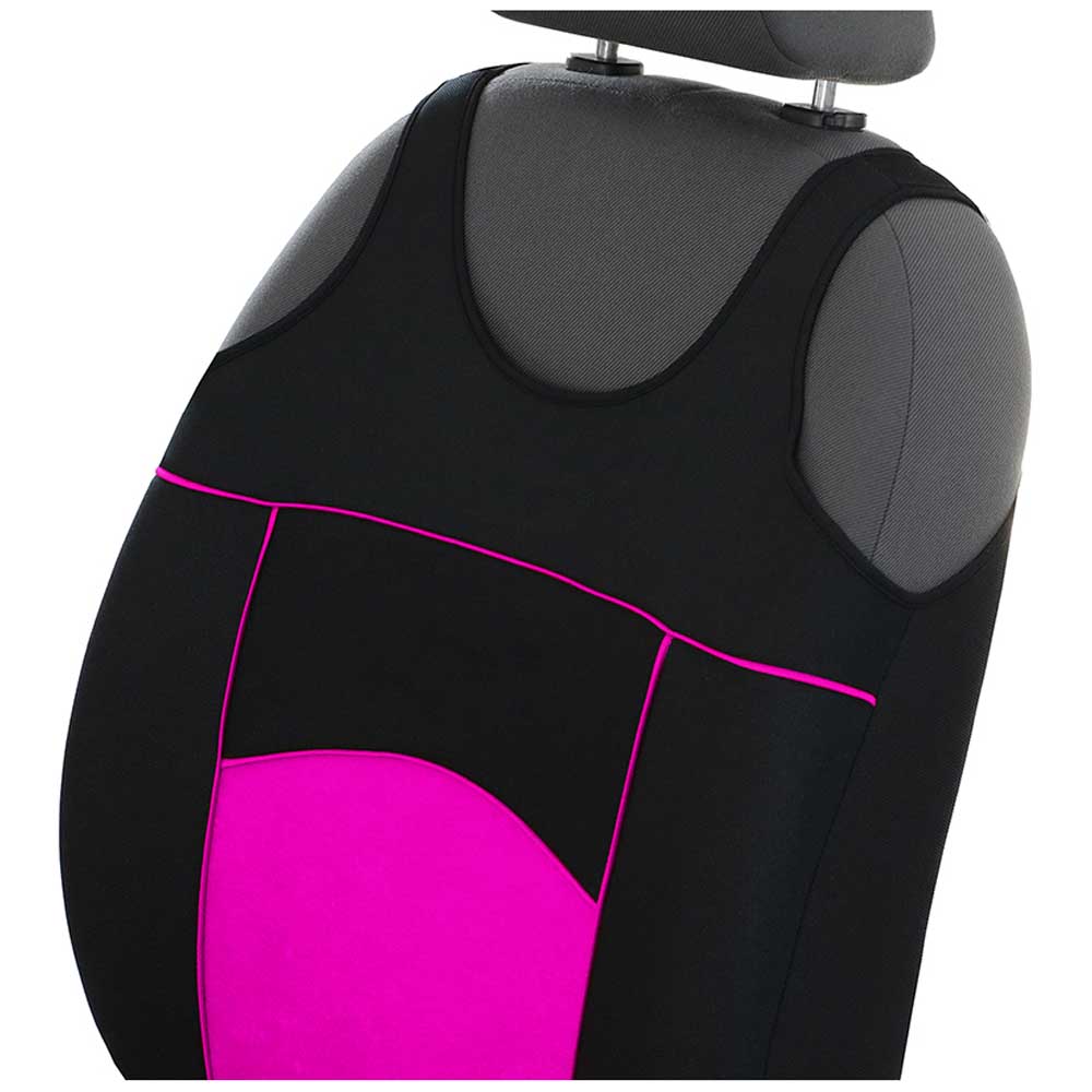 Tuning 100% 1+1 Univerzális rózsaszín trikó üléshuzat velúr és szövet anyagokból